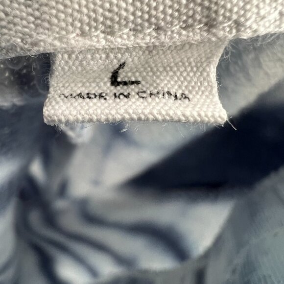 Grayson Threads Womens Sleep Shorts Large‎ Blue Tie Dye High Rise Elastic Waist - Picture 4 of 10